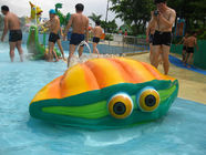 La vetroresina Shell dell'attrezzatura del parco dell'acqua dei bambini spruzza il giocattolo per il parco di divertimenti
