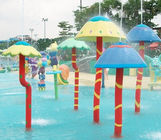 Attrezzatura su misura dell'acqua del fungo dello spruzzo della vetroresina di Waterpark per i giochi dei bambini