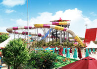 Casa all'aperto dell'acqua della famiglia di Aqua Playground Games Fiberglass Slide di estate per il parco a tema