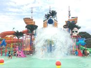 OEM anti Aqua Playground Pirate Ship Slide ultravioletta per il parco della località di soggiorno