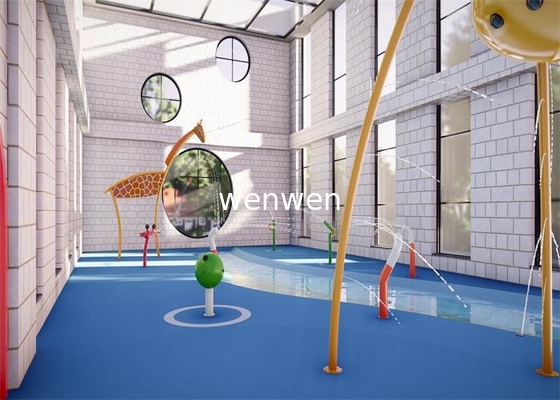 I bambini di Corlorful spruzzano la pianta 100SQm del parco dell'acqua di avventura