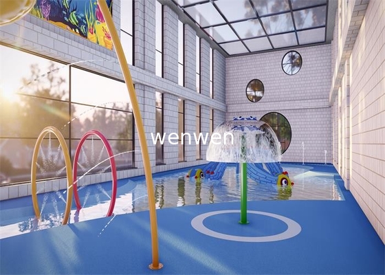 Gioco interattivo dell'acqua del parco dello spruzzo del centro di villeggiatura per gli adulti dei bambini