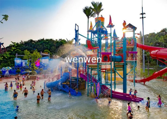 1 Rider Water Park Slide costruito con fibra di vetro resistente e carico 1Rider/slide